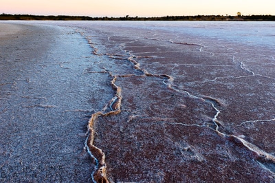 Pink salt lake, Murray-Sunset National Park | Catherine Bailey Photography