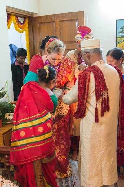 Indian wedding scene | Catherine Bailey Photography