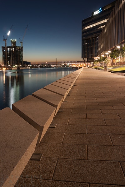Docklands at dusk | Catherine Bailey Photography