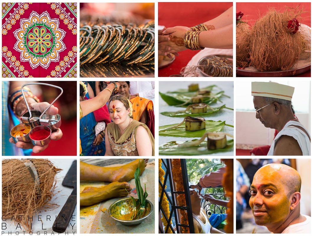 Scenes from an Indian Haldi ceremony | Catherine Bailey Photography