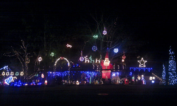 Christmas lights, Happy Valley